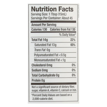 Nutiva Organic Coconut Oil - Refined - Case Of 6 - 23 Fl Oz. - Maras Green