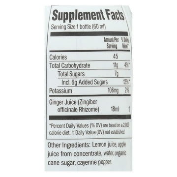 Ginger People - Ginger Shot Rescue Lemon Cynn - Case Of 12 - 2 Fz - Maras Green