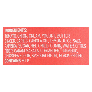 Masala Mama Simmer Sauce Tikka Masala - Case Of 6 - 10 Oz - Maras Green