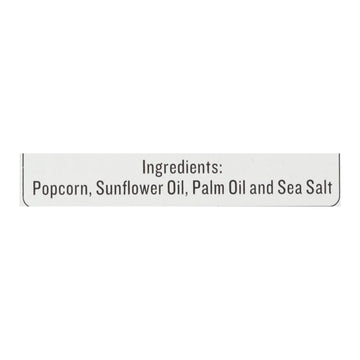 Skinnypop Popcorn - Popcorn Micro Sea Salt 3pk - Case Of 12 - 3/2.8 Oz - Maras Green