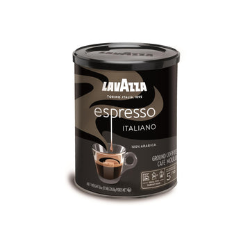 Lavazza Ground Coffee - Espresso Canned - Case Of 12 - 8 Oz - Maras Green