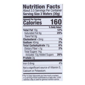 Little Secrets - Crispy Wafrs Milk Chocolate Sea Salt - Case Of 6 - 3.5 Oz - Maras Green