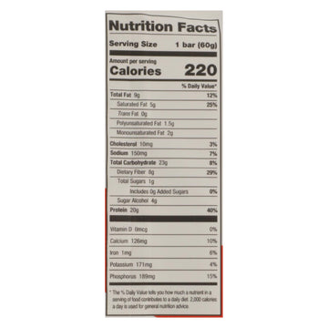 One Bar - Bar Protein Peanut Butter Cup - Case Of 12 - 60 Grm - Maras Green