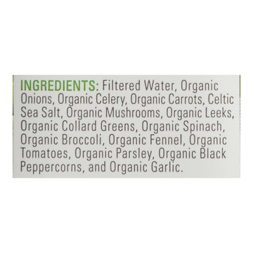 Bonafide Provisions - Broth Vegetable - Case Of 6 - 32 Oz - Maras Green