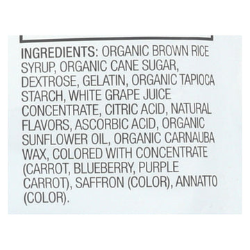 Yummy Earth Organics Gummy Bears - Organic - Snack Pack - .7 Oz - 10 Count - Case Of 12 - Maras Green