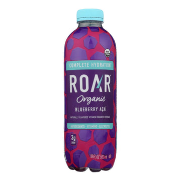 Roar Organic - Water Blueberry Acai - Case Of 12-18 Fz - Maras Green