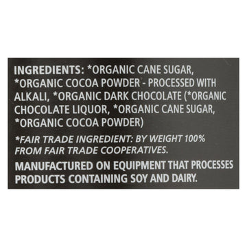 Equal Exchange Hot Chocolate - Organic - Dark - Case Of 6 - 12 Oz - Maras Green