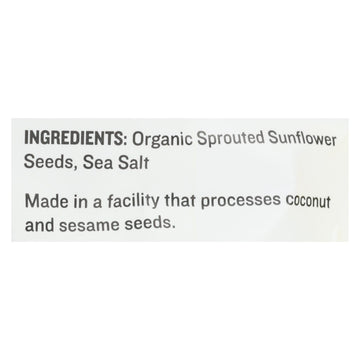 Go Raw Sprouted Seeds, Sunflower With Celtic Sea Salt - Case Of 6 - 14 Oz - Maras Green