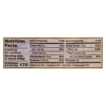 Schar - Bread Artsn Bkr 10grn&sds - Case Of 8 - 14.1 Oz - Maras Green