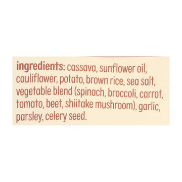 From The Ground Up Sea Salt Cauliflower Chips - Case Of 12 - 3.5 Oz - Maras Green