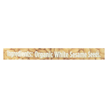 Spicely Organics - Organic Sesame - White - Case Of 3 - 2 Oz. - Maras Green