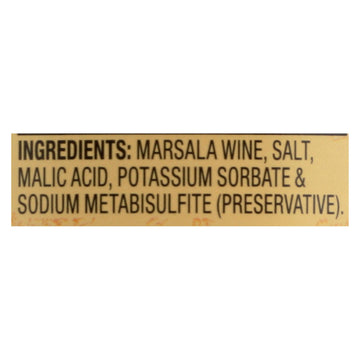 Reese Marsala Cooking Wine - Case Of 6 - 12.7 Fl Oz. - Maras Green