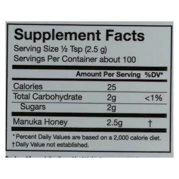 Manukaguard Medical Grade Manuka Honey - 8.8 Oz - Maras Green