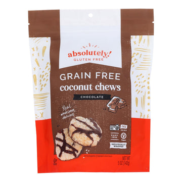Absolutely Gluten Free Chews - Coconut - Cocoa Nibs - Gluten Free - Case Of 12 - 5 Oz - Maras Green