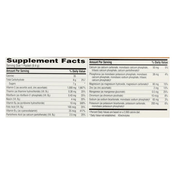 Alacer - Emergen - c Vitamin C Fizzy Drink Mix Tangerine - 1000 Mg - 30 Packets - Maras Green