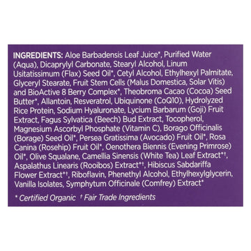 Andalou Naturals Resveratrol Q10 Night Repair Cream - 1.7 Fl Oz - Maras Green