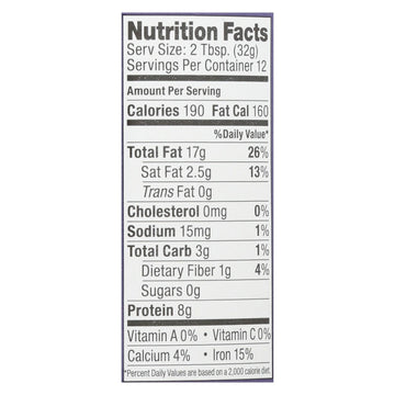 Artisana Butter - Raw Tahini - Case Of 6 - 14 Oz. - Maras Green