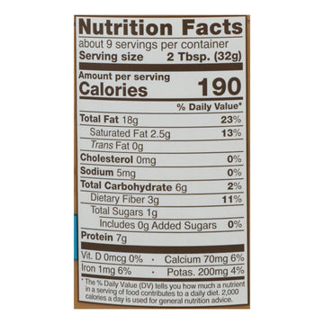 Barney Butter - Almond Butter - Bare Smooth - Case Of 6 - 10 Oz. - Maras Green