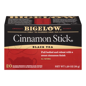 Bigelow Tea Cinnamon Stick Black Tea - Case Of 6 - 20 Bags - Maras Green