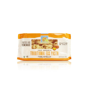 Bionaturae Egg Pasta - Durum Semolina - Case Of 12 - 8.8 Oz. - Maras Green