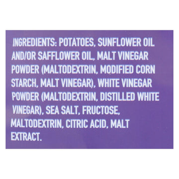 Boulder Canyon - Kettle Chips - Malt Vinegar And Sea Salt - Case Of 12 - 5 Oz. - Maras Green