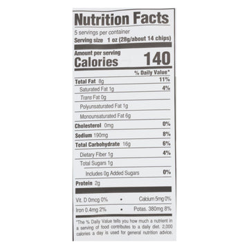 Boulder Canyon - Kettle Chips - Malt Vinegar And Sea Salt - Case Of 12 - 5 Oz. - Maras Green