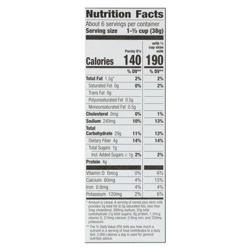 Cascadian Farm Cereal - Organic - Purely Os - 8.6 Oz - Case Of 12 - Maras Green