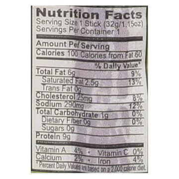 Chomps Beef Sticks - Hoppin Jalapeno - Case Of 24 - 1.15 Oz - Maras Green