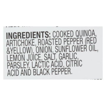 Cucina And Amore - Quinoa Meals - Artichoke And Roasted Pepper - Case Of 6 - 7.9 Oz. - Maras Green