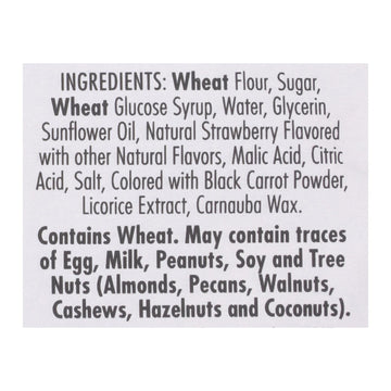 Darrell Soft Eating Liquorice - Strawberry - Case Of 8 - 7 Oz. - Maras Green