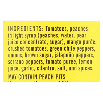 Desert Pepper Trading - Medium Hot Peach Mango Salsa - Case Of 6 - 16 Oz. - Maras Green