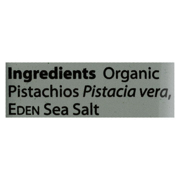 Eden Foods Organic Pocket Snacks - Pistachios - Shelled And Dry Roasted - 1 Oz - Case Of 12 - Maras Green