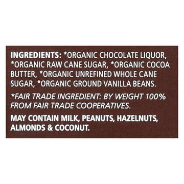 Equal Exchange Organic Chocolate Bar - Very Dark - Case Of 12 - 2.8 Oz. - Maras Green