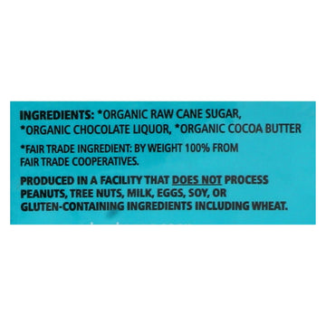 Equal Exchange Organic Chocolate Chips - Semi - sweet - Case Of 12 - 10 Oz. - Maras Green