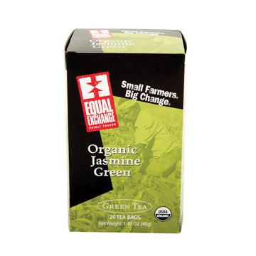 Equal Exchange Organic Jasmine Green Tea - Jasmine - Case Of 6 - 20 Bags - Maras Green