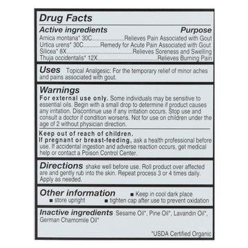 Forces Of Nature - Gout Pain Management - 1 Each - 4 Ml - Maras Green