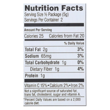 Gimme Organic Seaweed Chips - Sea Salt - Case Of 12 - 0.35 Oz. - Maras Green