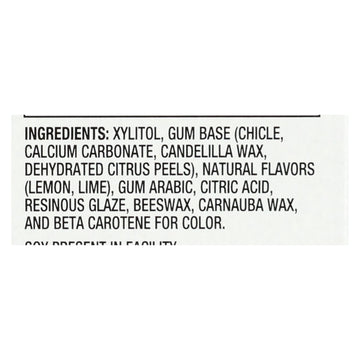 Glee Gum Chewing Gum - Lemon Lime - Sugar Free - Case Of 12 - 16 Pieces - Maras Green