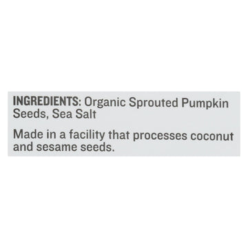 Go Raw - Snack Seed Pumpkin Sprtd - Case Of 10 - 4 Oz - Maras Green