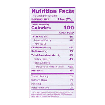 Gomacro - Kids Macrobar Chocolate - chip Cookie Dough - Cs Of 7 - 6.3 Oz - Maras Green