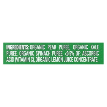 Happy Baby Happy Baby Clearly Crafted - Apples Kale And Avocados - Case Of 16 - 4 Oz. - Maras Green