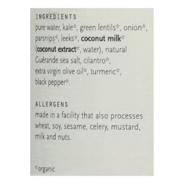 Karine & Jeff - Soup Lentil And Kale - Case Of 6 - 24 Oz - Maras Green