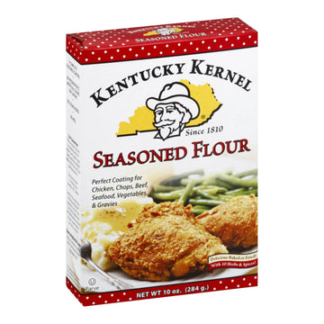 Kentucky Kernel Seasoned Flour - Case Of 12 - 10 Oz. - Maras Green