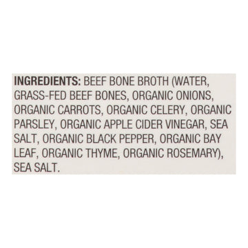 Kettle And Fire - Bone Broth Beef Rgentv - Case Of 6 - 16.9 Oz - Maras Green