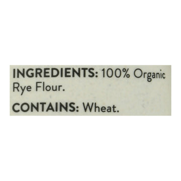 King Arthur Baking Company - Flour Organic Rye - Case Of 4 - 48 Oz - Maras Green