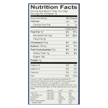 King Arthur Brownie Mix - Case Of 6 - 17 Oz. - Maras Green