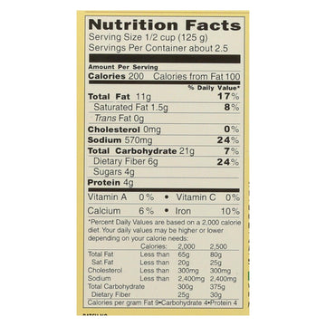 Kitchen Of India Dinner - Chick Peas Curry - Pindi Chana - 10 Oz - Case Of 6 - Maras Green