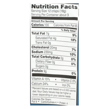 Kitchen Table Bakers Parm Crisps - Original Parmesan - Case Of 12 - 1.75 Oz. - Maras Green