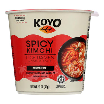 Koyo - Ramen Spicy Kimchi - Case Of 6 - 2.1 Oz - Maras Green