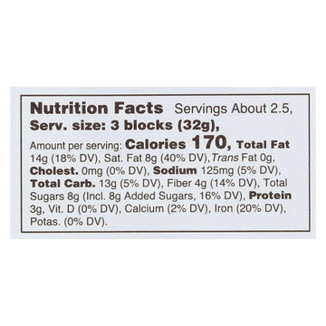 Lake Champlain Chocolates Chocolate Bar - Almonds & Sea Salt. 72% Cocoa Dark. - Case Of 12 - 3 Oz. - Maras Green